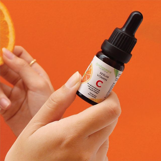 Serum Vitamin C Dưỡng Sáng, Mờ Thâm Milaganics 10ml 1