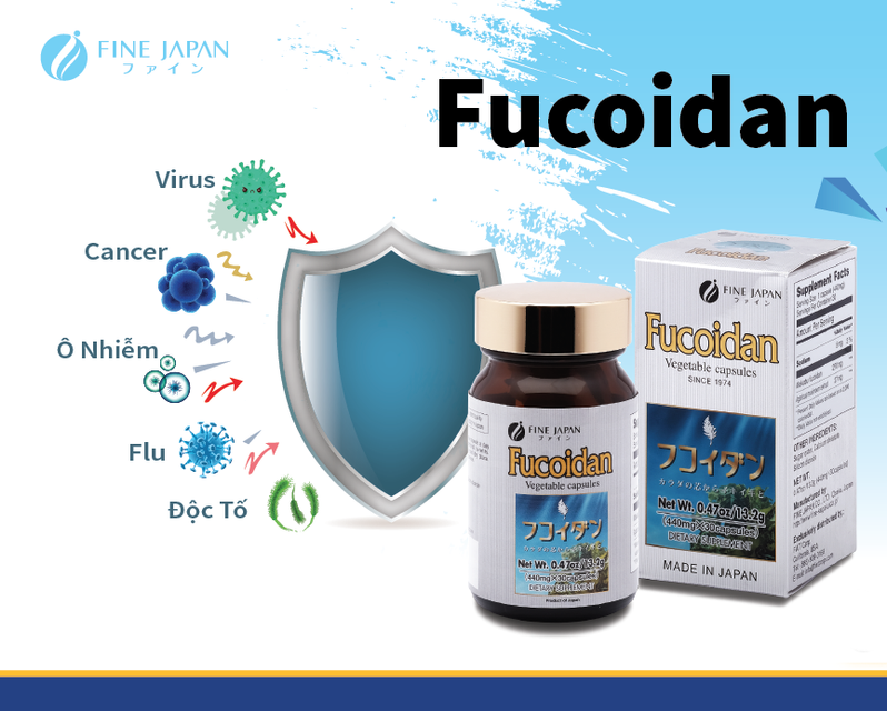 Vi&ecirc;n Uống Fucoidan Nhật Bản Fine Japan 30 Vi&ecirc;n 2