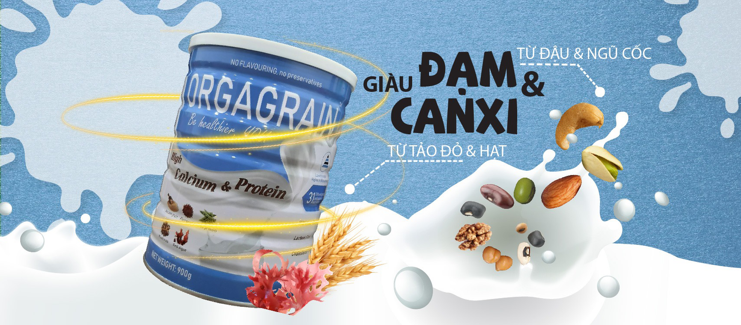 Sữa hạt Orgagrain 36 Loại Hạt Thuần Chay, Giàu Vitamin, Fecven 1