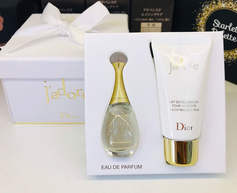 Set nước hoa v&agrave; body lotion dior jadore edp 2