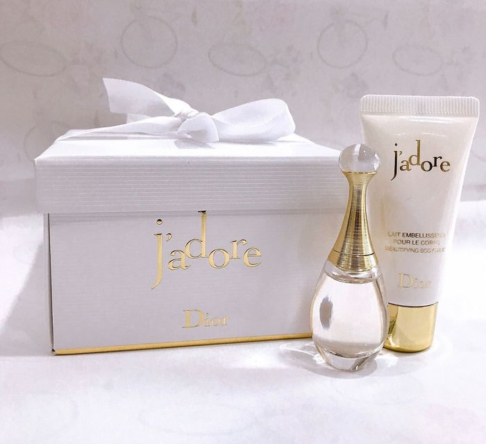 Set nước hoa v&agrave; body lotion dior jadore edp 3