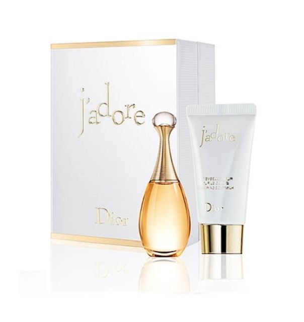 Set nước hoa v&agrave; body lotion dior jadore edp 1