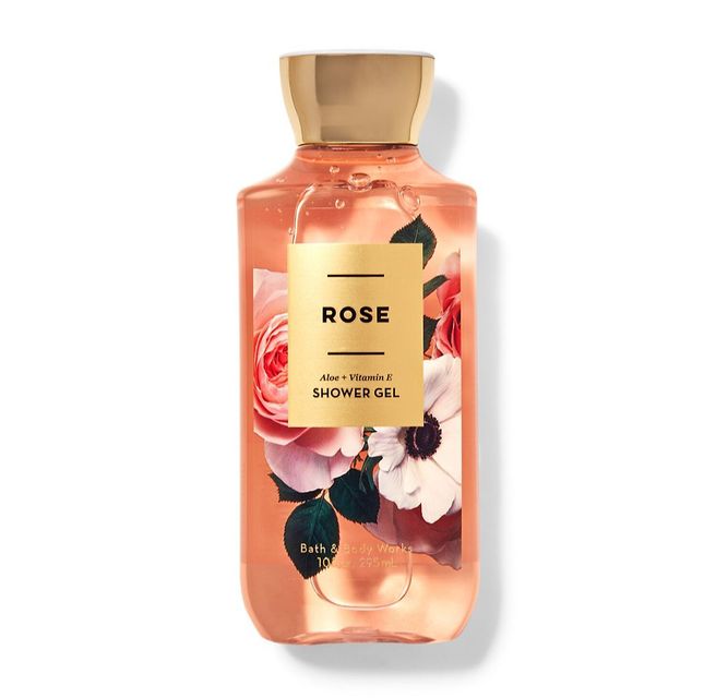 Sữa tắm nước hoa bath and body works rose 295ml 1