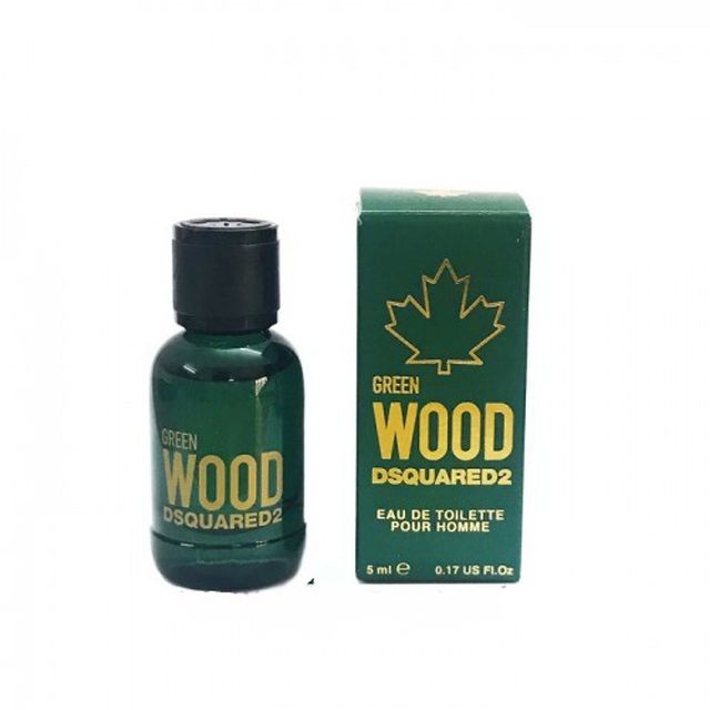Nước hoa nam mini dsquared2 wood pour homme edt 5ml xanh 1