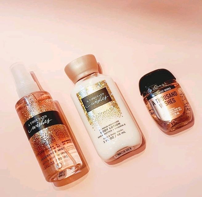 Set a thousand wishes xịt thơm dưỡng thể gel rửa tay khô 29ml 1