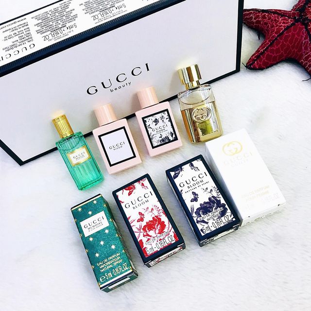 Giftset nước hoa nữ gucci beauty miniature collection 4 chai 1