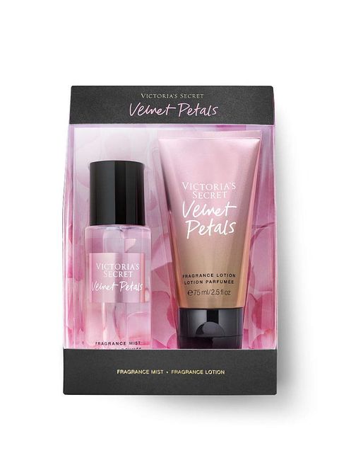 Set xịt thơm v&agrave; dưỡng thể victoria secrect velvet petals 75ml 1
