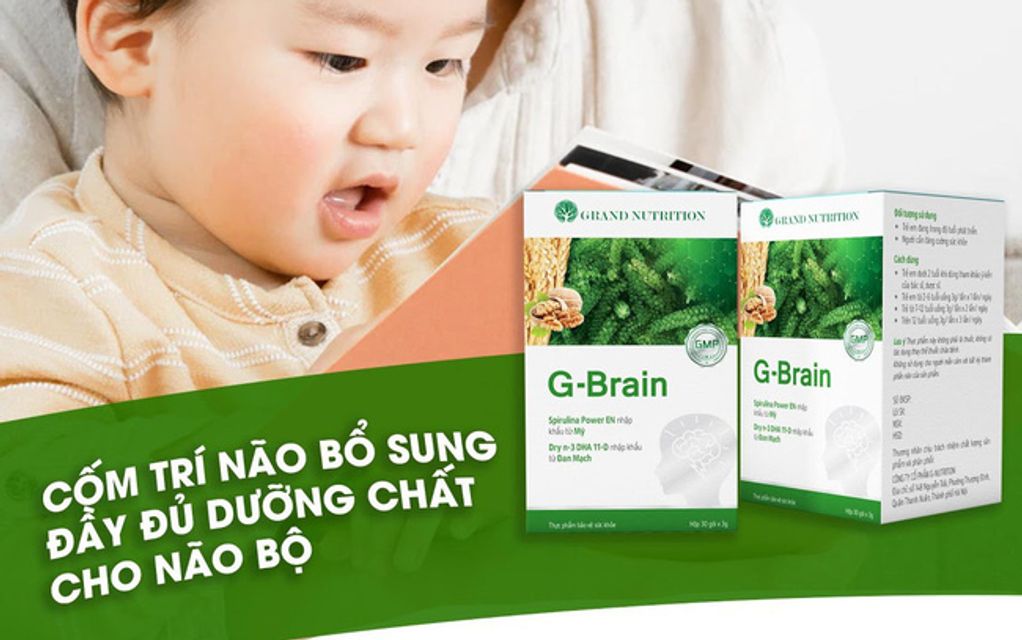 Cốm G-Brain hỗ trợ phát triển trí não của trẻ 2