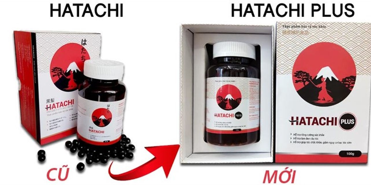 Viên Uống Hatachi Plus hỗ trợ làm đen râu tóc 2