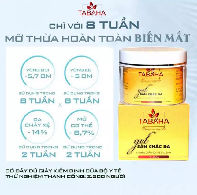 Kem Tan Mỡ Tay, Bụng, Đùi Tabaha, 250gr. 2