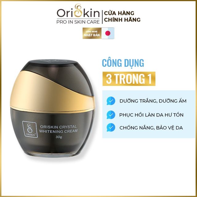 Kem Hỗ Trợ Dưỡng Trắng Da Oriskin Crystal Whitening Cream 1
