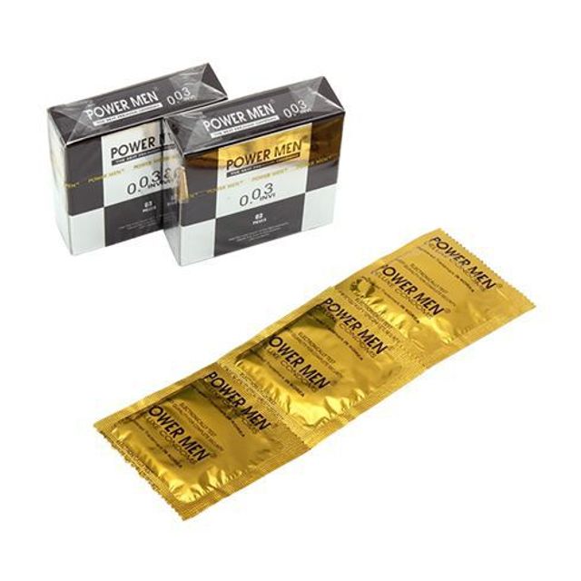 Bao cao su si&ecirc;u mỏng Power Men 0.03 Invi Ch&iacute;nh H&atilde;ng 2