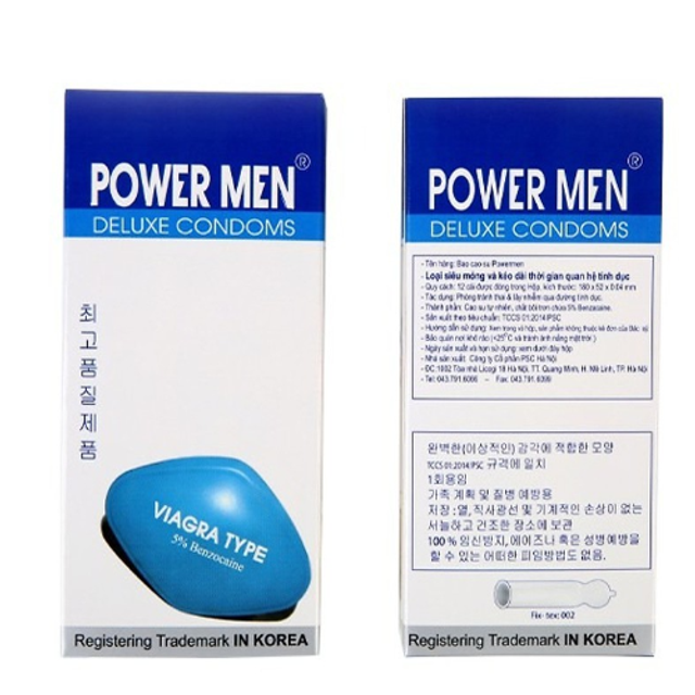 Bao Cao Su K&eacute;o D&agrave;i Thời Gian Power Men Deluxe Condom 2