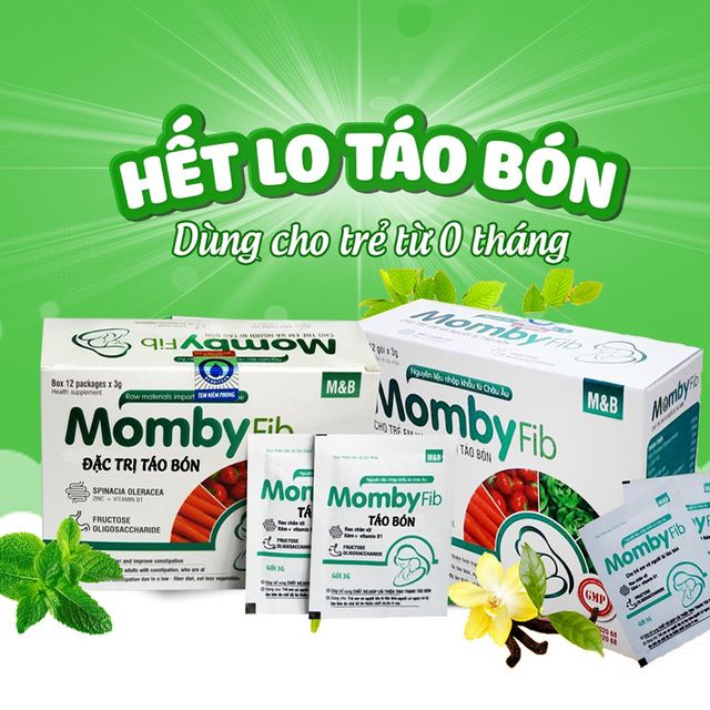 Cốm Vi Sinh Momby fib Màu Xanh và Màu Hồng 1
