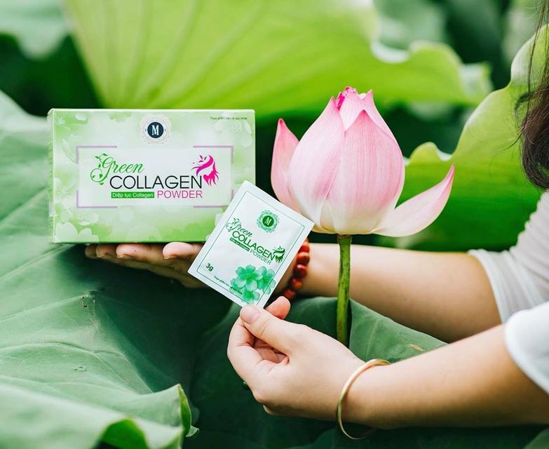 Diệp Lục Collagen &ndash; Đẹp Da C&acirc;n Bằng Nội Tiết Tố (30 g&oacute;i) 2