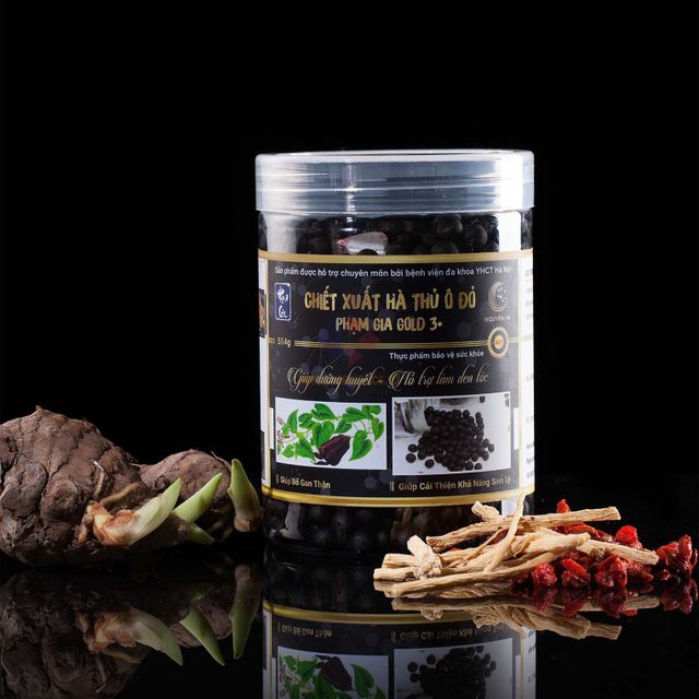 H&agrave; Thủ &Ocirc; Phạm Gia Gold 3+ Gi&uacute;p Đen T&oacute;c đẹp da k&iacute;ch th&iacute;ch mọc t&oacute;c 2