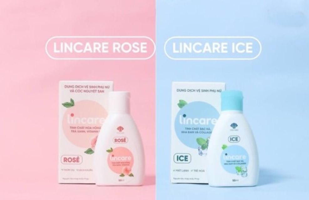Dung dịch Gi&uacute;p Vệ Sinh phụ Nữ V&agrave; Cốc Nguyệt San Lincare Rose 2