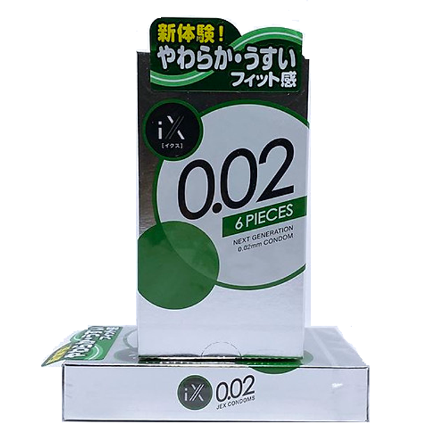 Bao Cao Su 0.02 Nhật Bản Siêu Mỏng Nhiều gel bô.i trơ.n Jex IX 6s 1
