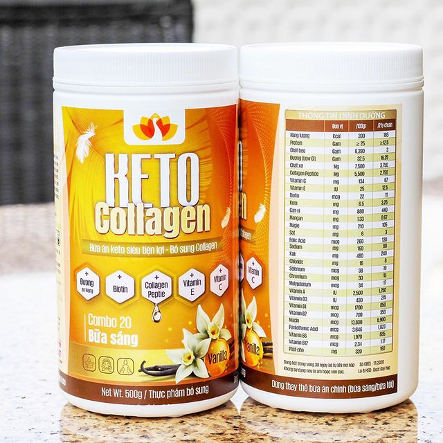 Sữa lắc Keto Collagen 1