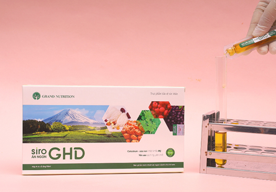 Siro Ăn Ngon GHD - Hỗ Trợ Tăng Cường Ti&ecirc;u H&oacute;a 1