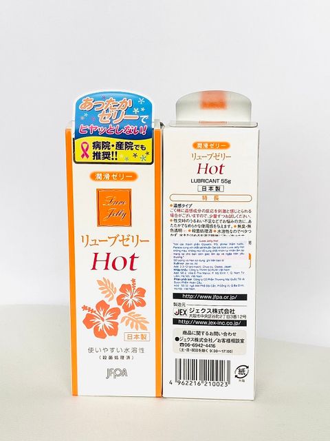 gel b&ocirc;.i trơ.n Jex Luve Jelly Hot Cao Cấp Nhật Bản 2