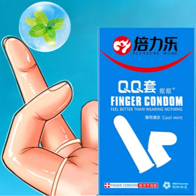 Bao cao su ng&oacute;n tay Finger Condoms Hộp 10 chiếc 2