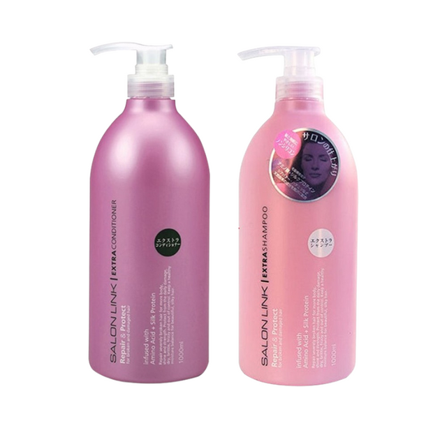 Bộ gội xả Salonlink mới (đỏ nâu cho tóc phục hồi) 1