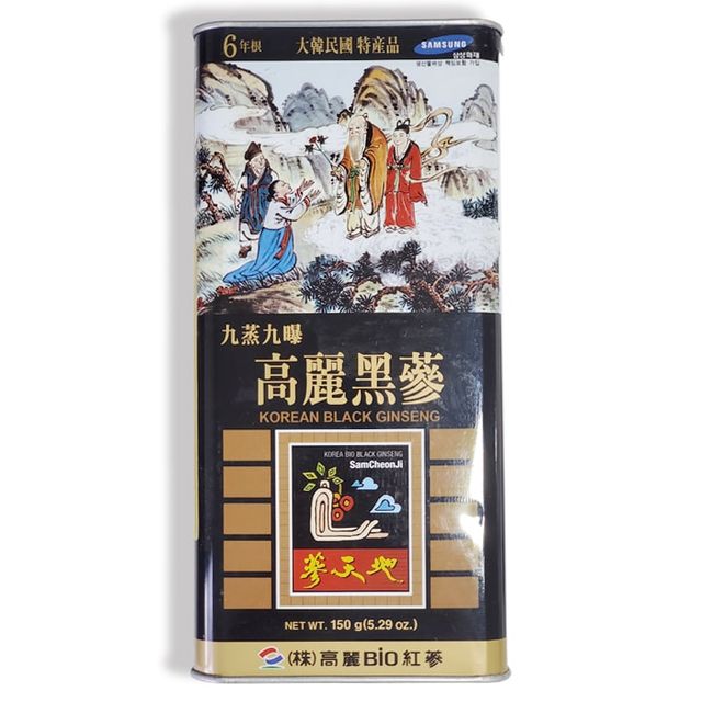 Hắc sâm củ khô 150gr hộp thiếc Bio Hàn Quốc chính hãng 1