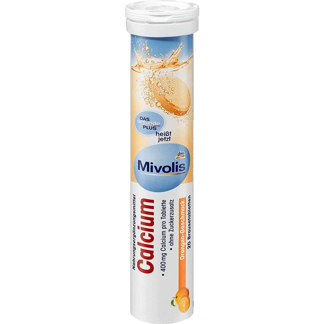 Viên sủi bổ sung canxi Mivolis Đức (màu trắng) 1