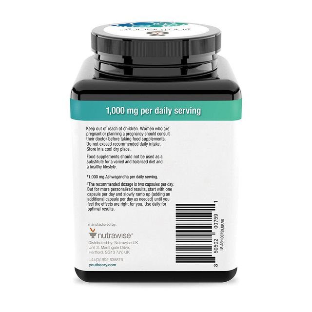 Vi&ecirc;n uống nh&acirc;n s&acirc;m Ấn Độ Youtheory Ashwagandha