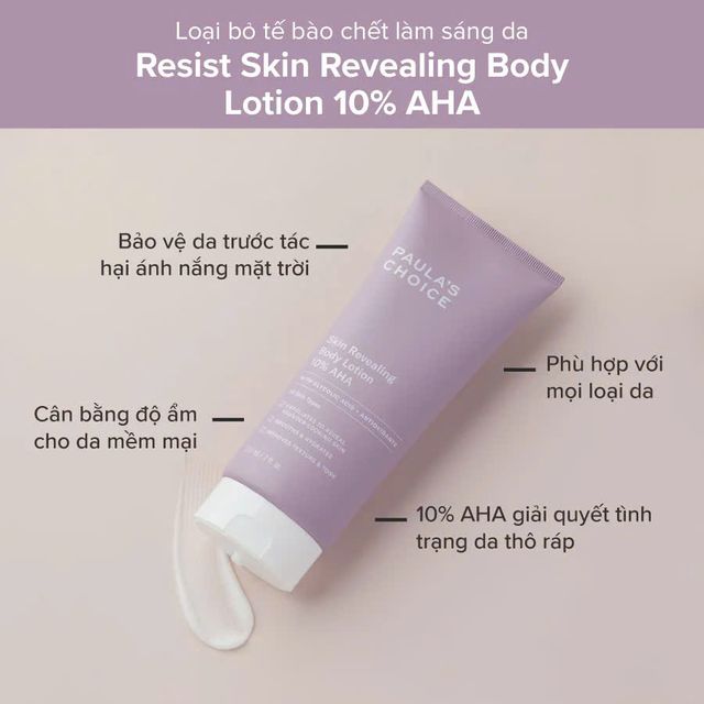 Kem Dưỡng Thể S&aacute;ng Da 10% AHA