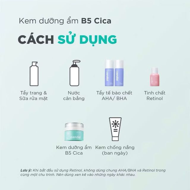 Candid Kem dưỡng B5 Cica