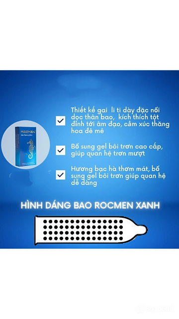 Combo 2 hộp (20 chiếc) Bao Cao Su Rocmen 3