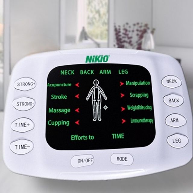 Máy Massage Xung Điện Nikio NK-105 - Thiết Bị Chăm Sóc Sức Khỏe Toàn Thân với 4 Miếng Dán và Dép Massage Chân, Tích Hợp 8 Chế Độ Thư Giãn 1