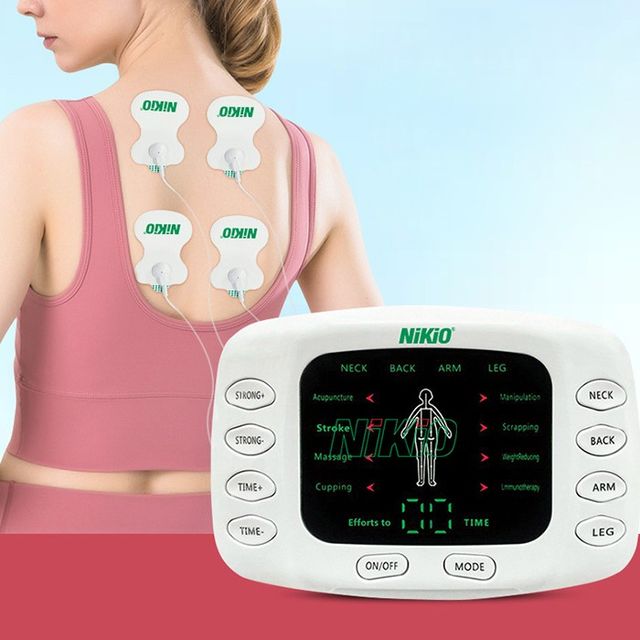 Máy Massage Xung Điện Nikio NK-105 - Thiết Bị Chăm Sóc Sức Khỏe Toàn Thân với 4 Miếng Dán và Dép Massage Chân, Tích Hợp 8 Chế Độ Thư Giãn 5