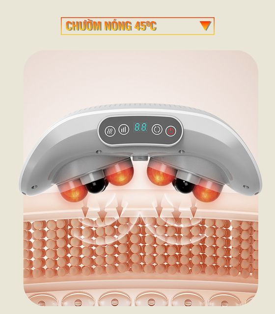 M&aacute;y massage bụng pin sạc Nikio NK-166DC - C&ocirc;ng nghệ xoa b&oacute;p day ấn mới kết hợp nhiệt n&oacute;ng v&agrave; hồng ngoại 5