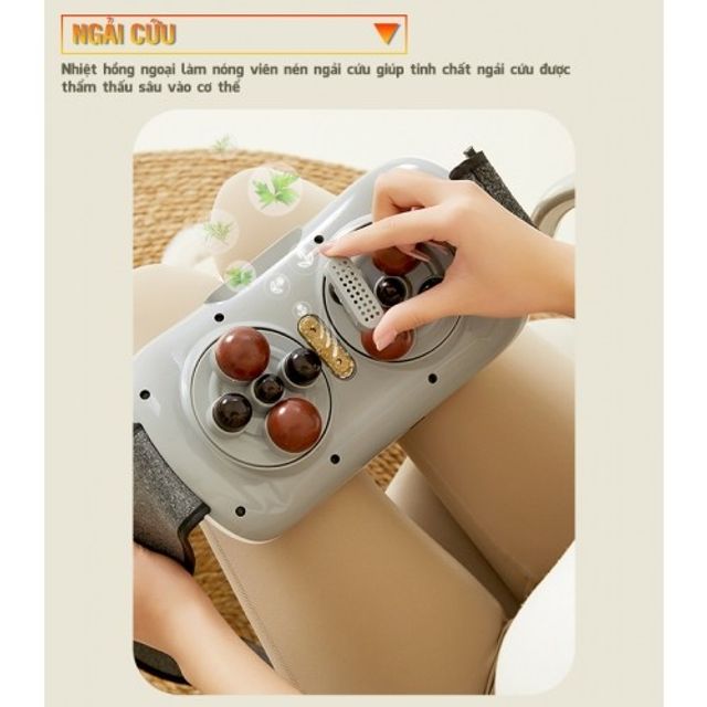 M&aacute;y massage bụng pin sạc Nikio NK-166DC - C&ocirc;ng nghệ xoa b&oacute;p day ấn mới kết hợp nhiệt n&oacute;ng v&agrave; hồng ngoại 7