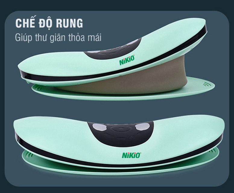 Máy Massage Lưng Nikio NK-158 - Thiết Bị Thư Giãn Kéo Giãn Cột Sống, Nhiệt Nóng, Xung Điện Hỗ Trợ Giảm Đau Lưng 9