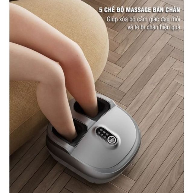 Máy Massage Bàn Chân và Bắp Chân Nhật Bản Nikio NK-187 - Thiết Bị Massage Thư Giãn Với Công Nghệ Hiện Đại, Hệ Thống Túi Khí và Nhiệt Sưởi Ấm 6