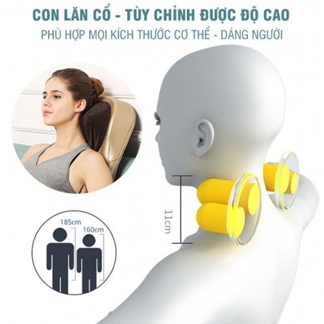 Ghế massage toàn thân Nikio NK-181 - Công nghệ hồng ngoại rung lắc, áp suất khí hiện đại 6