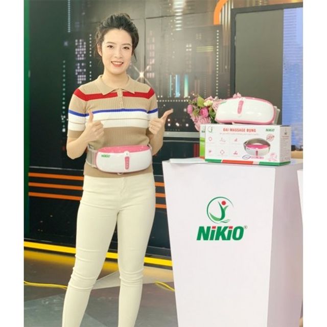 Máy Massage Bụng Rung Lắc Nikio NK-169DC - Pin Sạc Tiện Lợi, Nhiệt Hồng Ngoại Giúp Giảm Mỡ Thừa Tại Nhà, Vòng Eo Thon Gọn Như Mơ 2