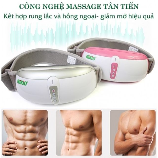 Máy Massage Bụng Rung Lắc Nikio NK-169DC - Pin Sạc Tiện Lợi, Nhiệt Hồng Ngoại Giúp Giảm Mỡ Thừa Tại Nhà, Vòng Eo Thon Gọn Như Mơ 3