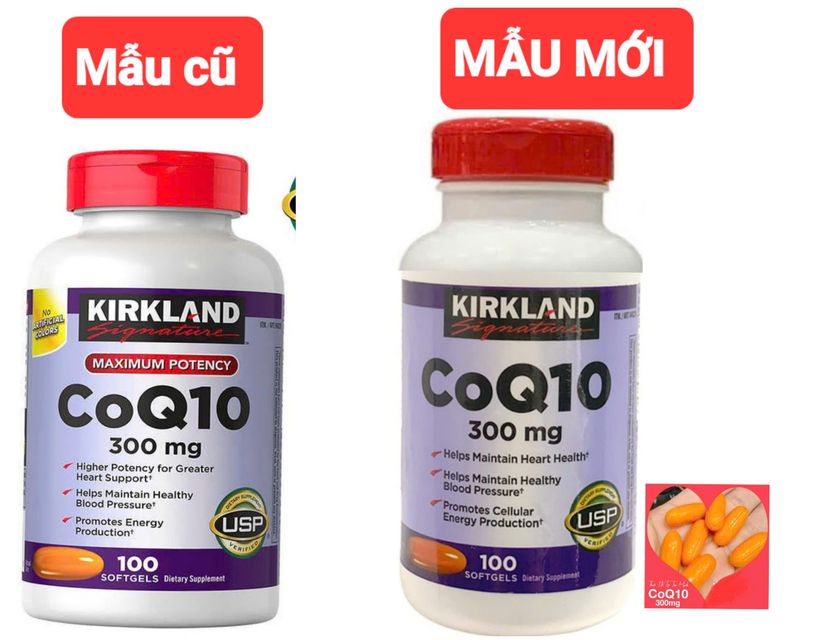 Viên uống Kirkland CoQ10 300mg, 100viên Mỹ- Date mới nhất 1