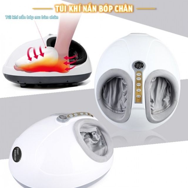 Máy Massage Bàn Chân Puli PL-909 Đa Năng - Xoa Bóp Con Lăn 3D, Tích Hợp Nhiệt Sưởi, Hẹn Giờ Tùy Chỉnh, Giảm Đau Mỏi Chân 4