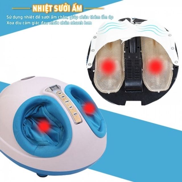 Máy Massage Bàn Chân Puli PL-909 Đa Năng - Xoa Bóp Con Lăn 3D, Tích Hợp Nhiệt Sưởi, Hẹn Giờ Tùy Chỉnh, Giảm Đau Mỏi Chân 5