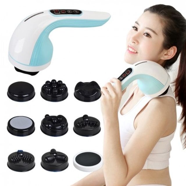 Máy massage cầm tay dùng pin sạc 8 đầu Hàn Quốc Puli PL-607DC3 1