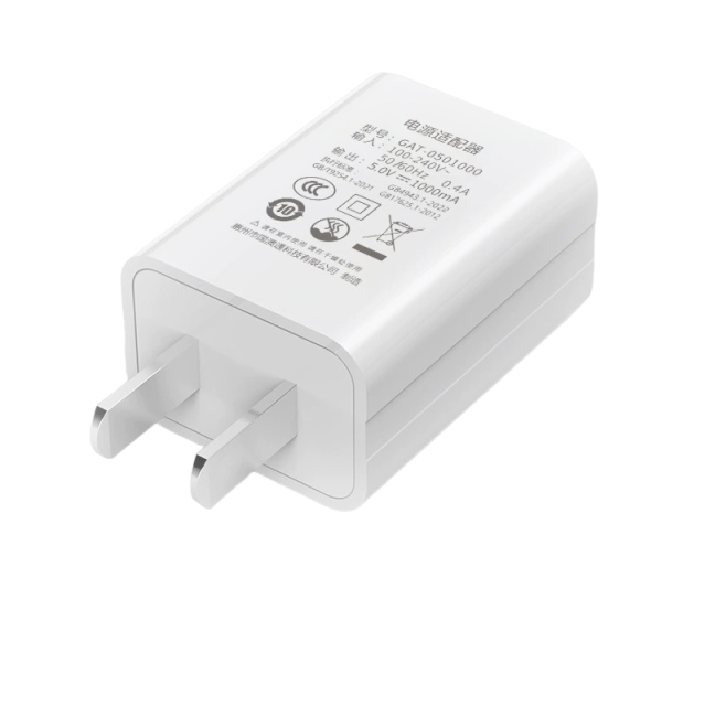 Củ sạc điện thoại di động GQT-0501000 chứng nhận 3C phù hợp với đầu sạc USB 5V1A 1
