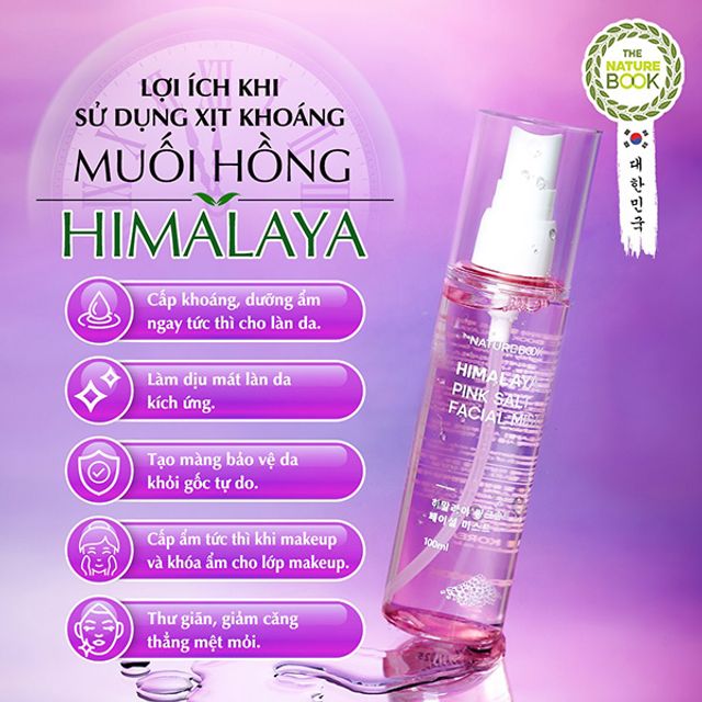 lợi &iacute;ch Xịt Kho&aacute;ng Muối Hồng Himalaya