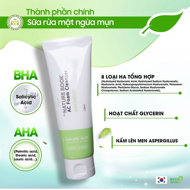 Sữa rửa mặt The Nature Book