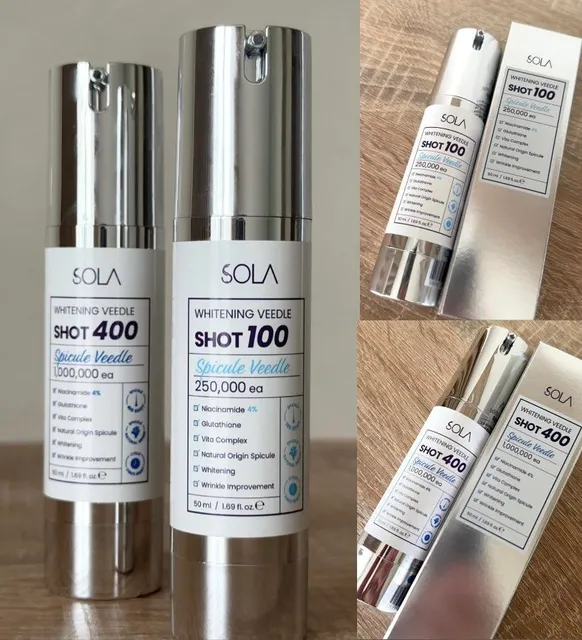 Vi kim sinh học SOLA whitening Veedle Shot